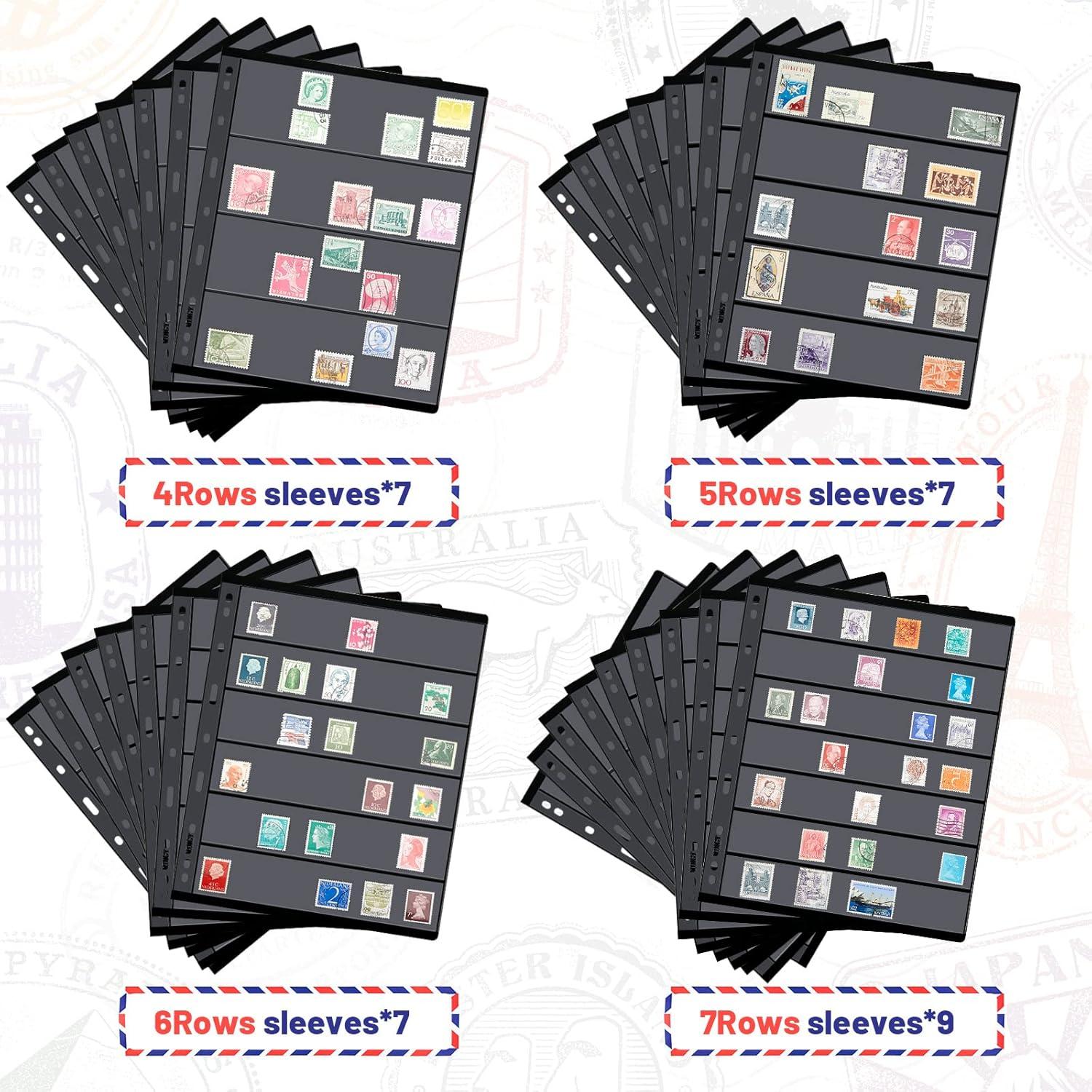 30 Páginas de Sellos Gersoniel PVC Impermeables 4/5/6/7 Filas