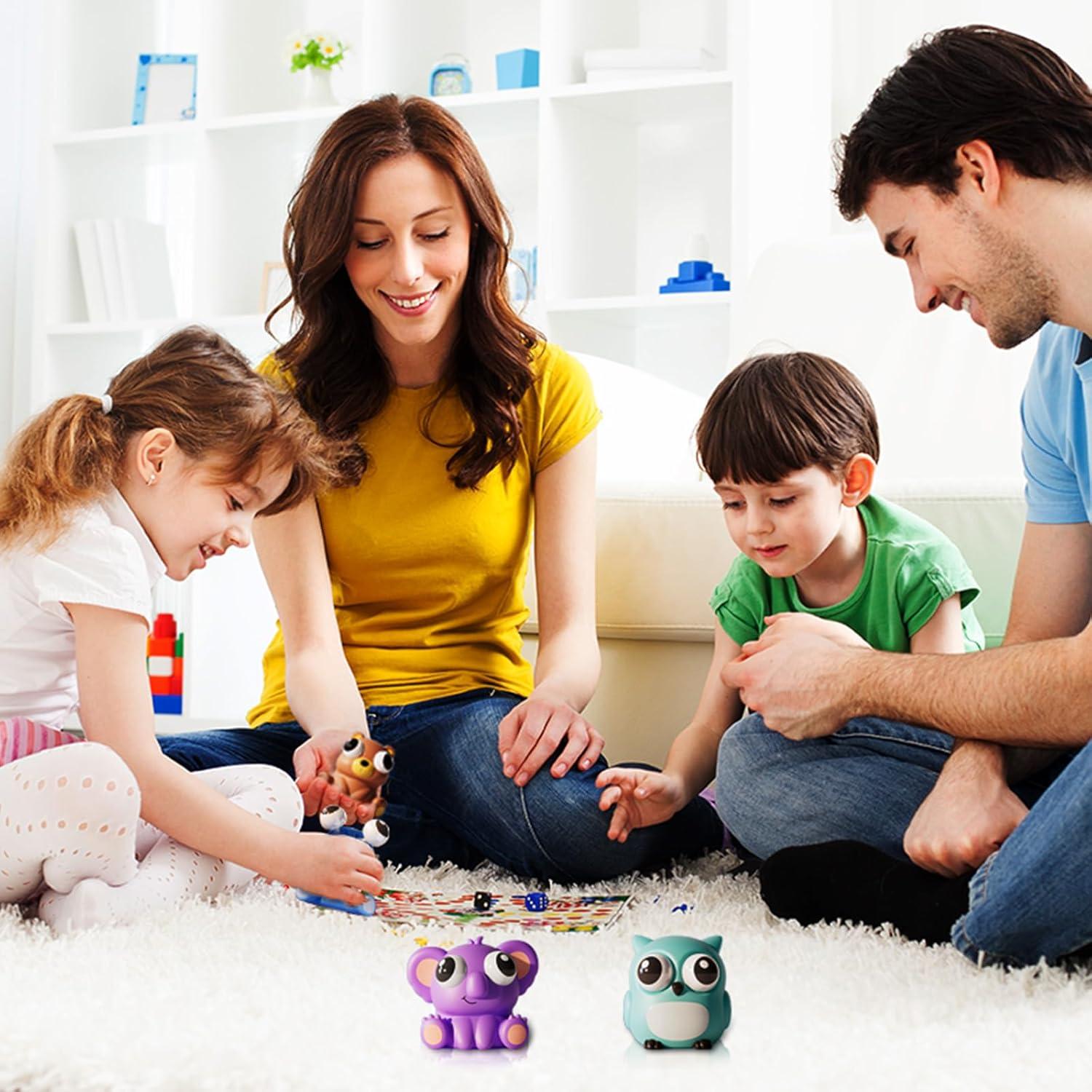 Paquete de 4 Juguetes Antiestrés Squeeze Niulife - Animales Kawaii