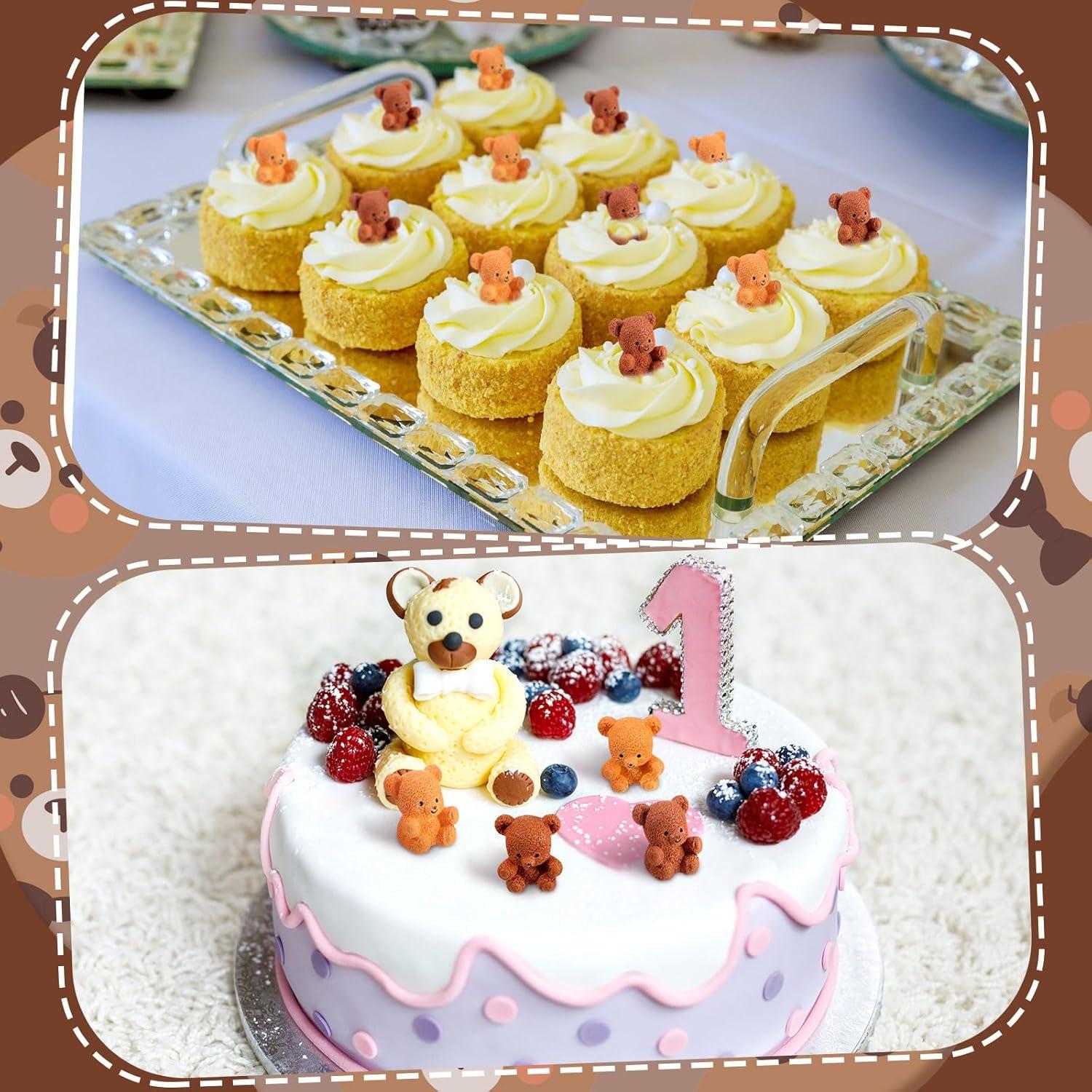 Miniaturas de Oso de Resina Yousoontic - 100 Pcs para DIY