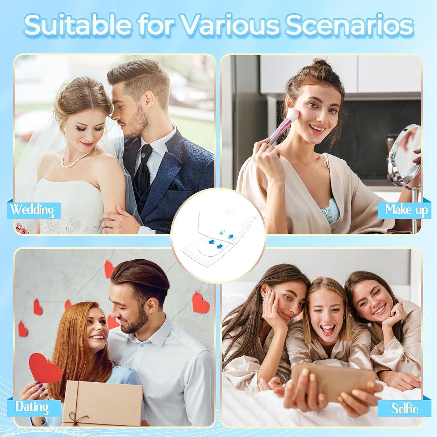 Cinta Levantadora Facial Invisible LadPemo - 100 Piezas