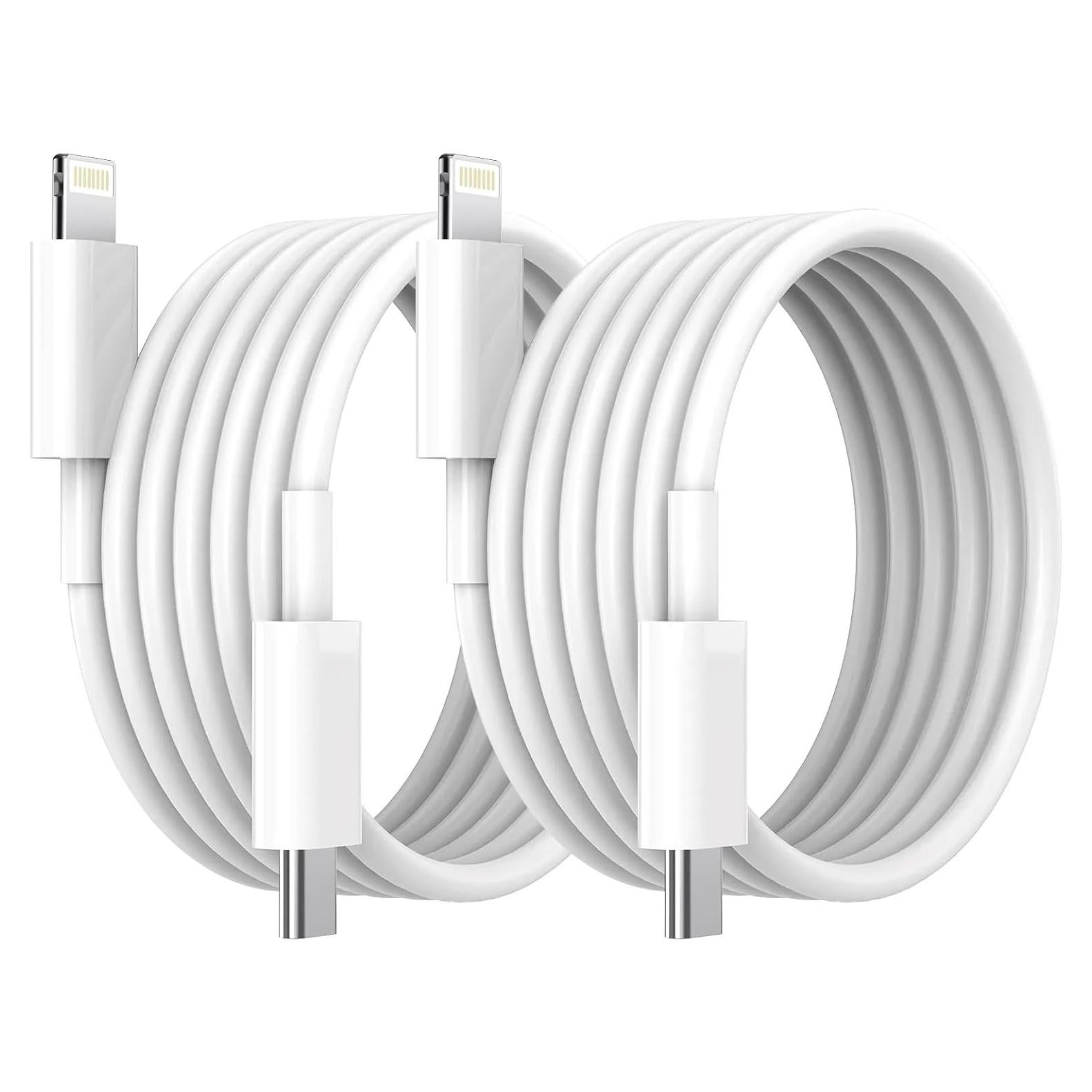 Cable USB C a Lightning Exeric 3FT Carga Rápida MFi 2Pack
