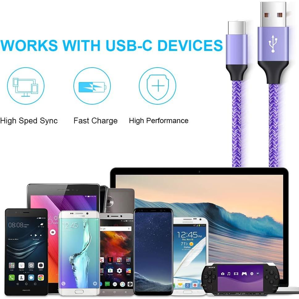 Cargador de Pared USB Doble Sidpro con Cable Tipo C 1.83m