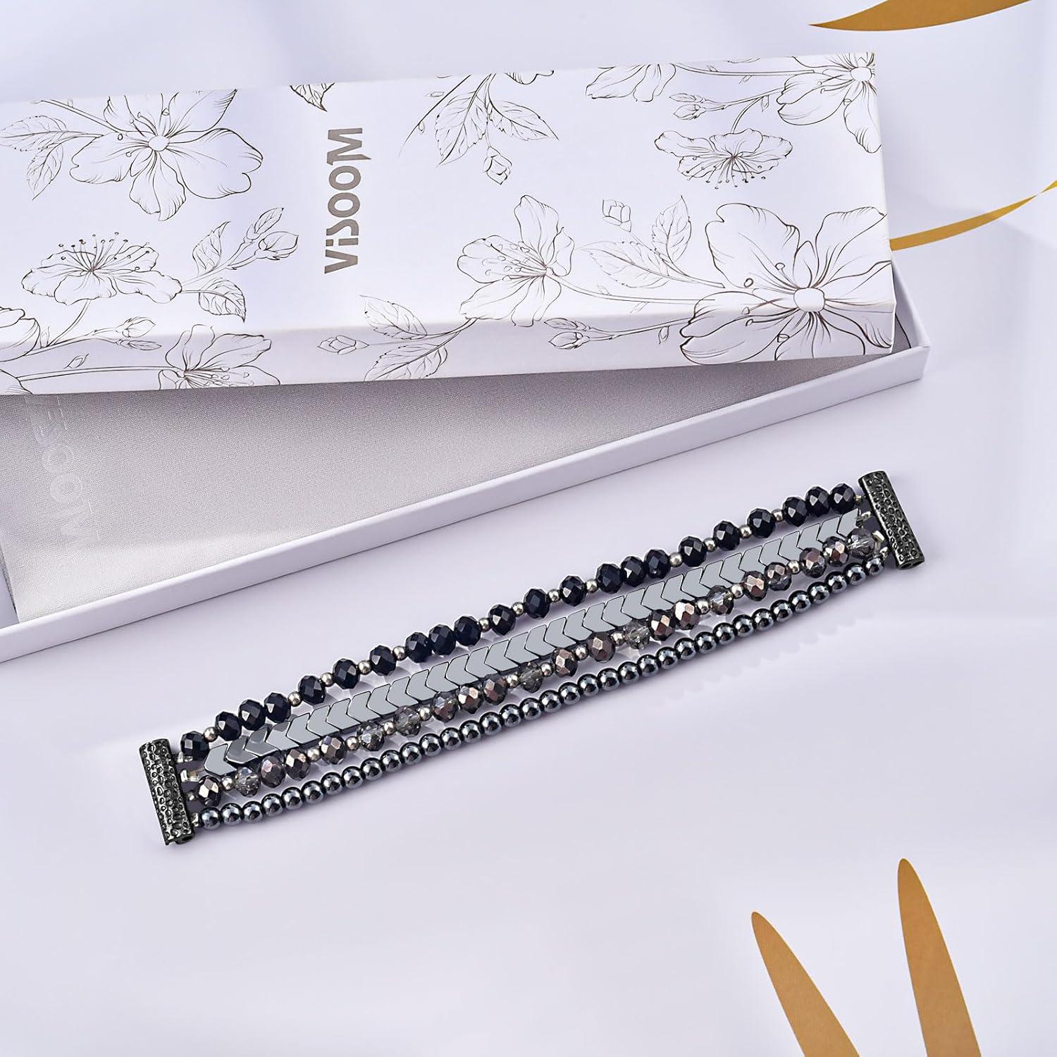 Pulsera Boho de Perlas VISOOM para Samsung Galaxy Watch 7/6/5/4