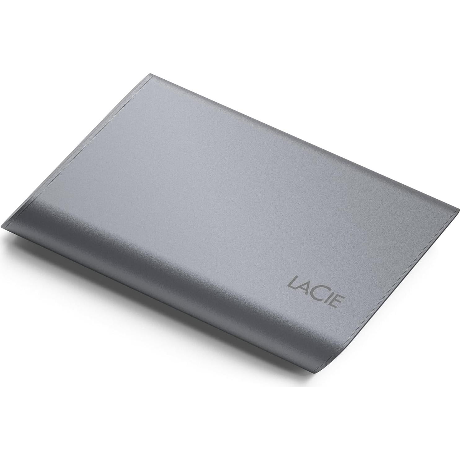 LaCie Mobile SSD Secure 2TB USB-C 1050MB/s Gris Espacial