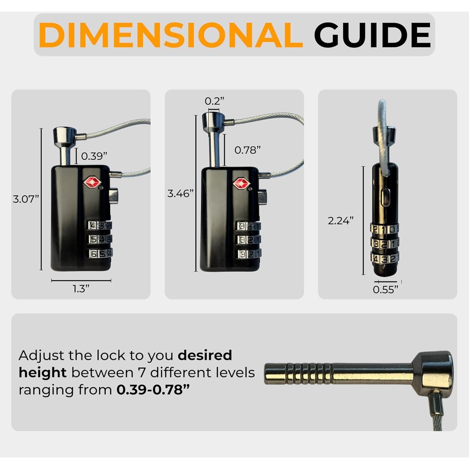 Candado de Armas Premium ARMORWERK Aprobado por TSA