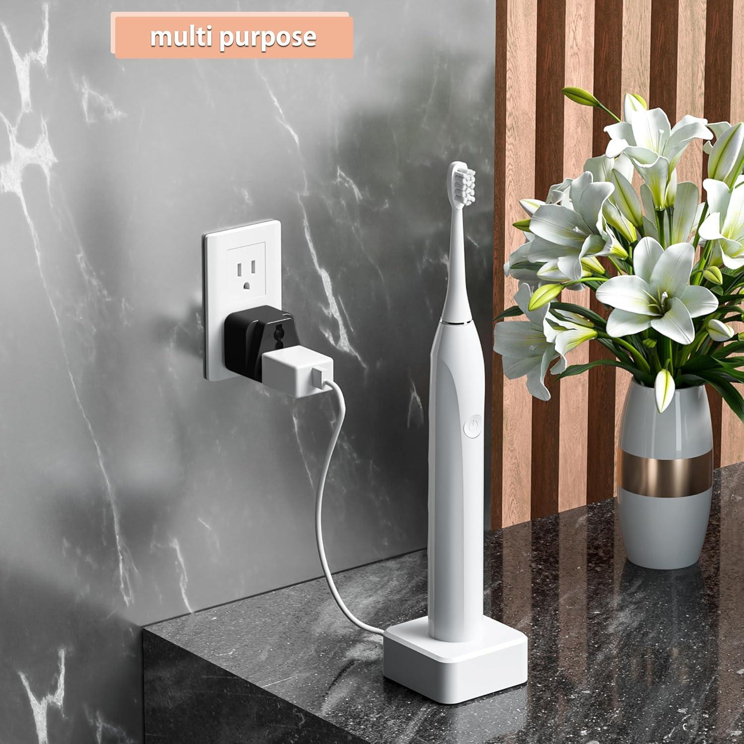 Adaptador de Viaje Universal Bates - 2 Piezas Negro