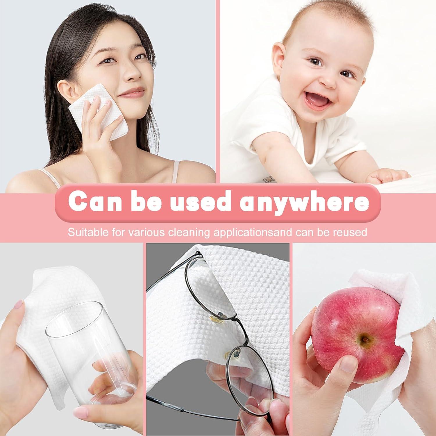 Toallas Faciales Desechables WMQL 100 Hojas Ultra Suaves