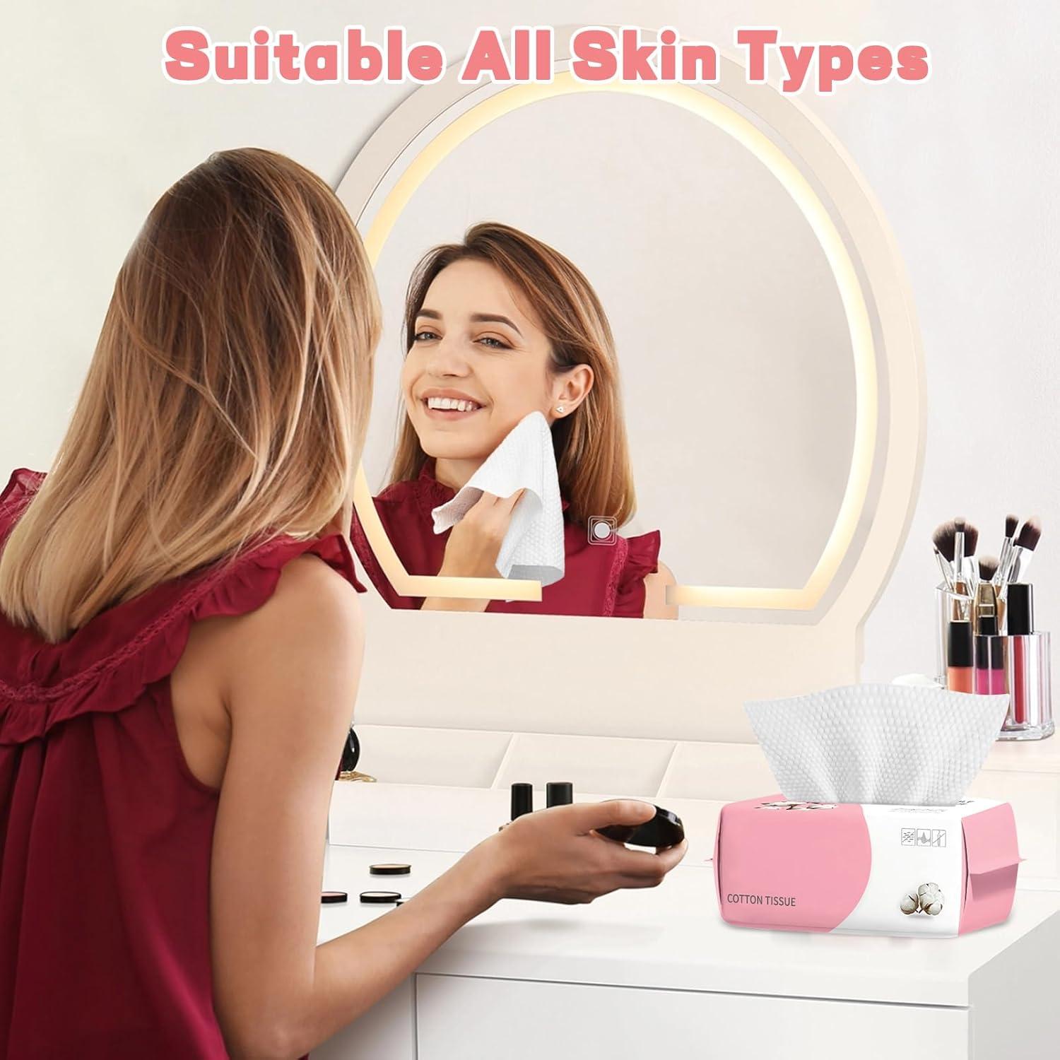 Toallas Faciales Desechables WMQL 100 Hojas Ultra Suaves