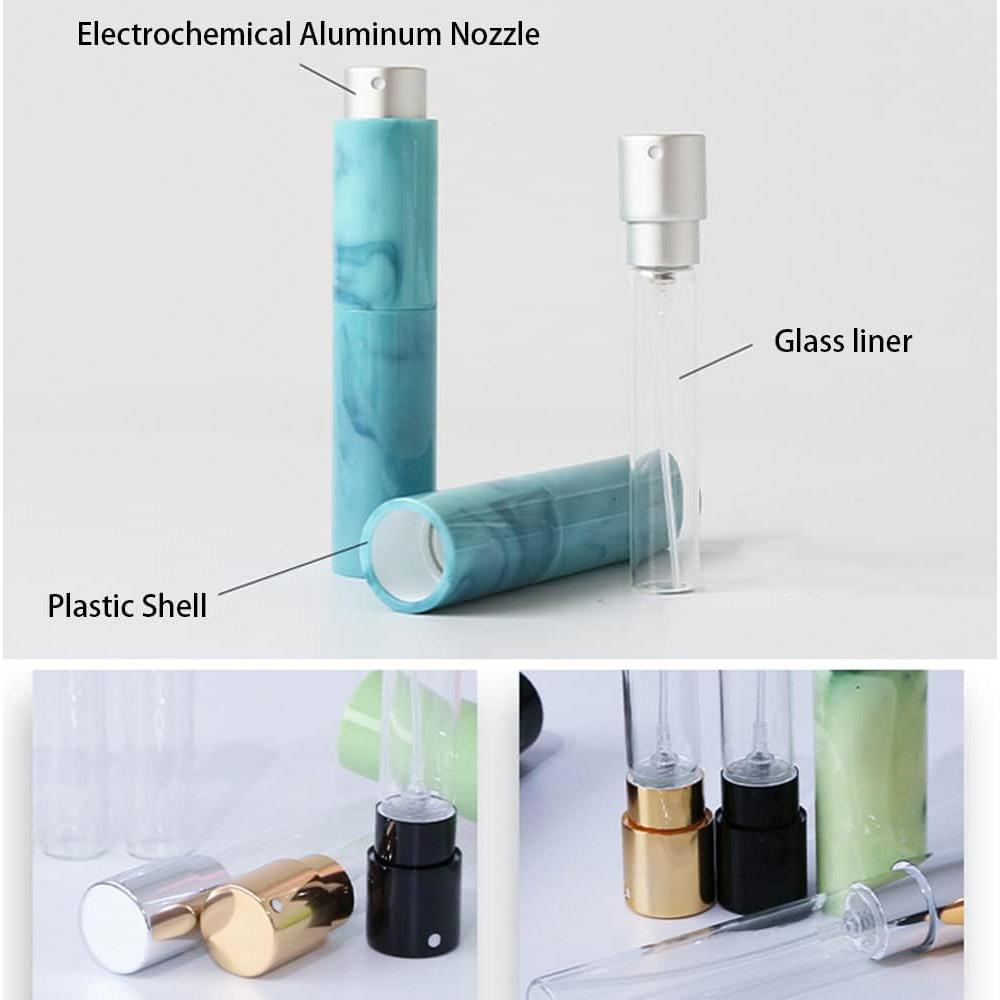 Botellas de Perfume de Viaje 3pcs Dzpuhuojz 10ml Aprobadas TSA