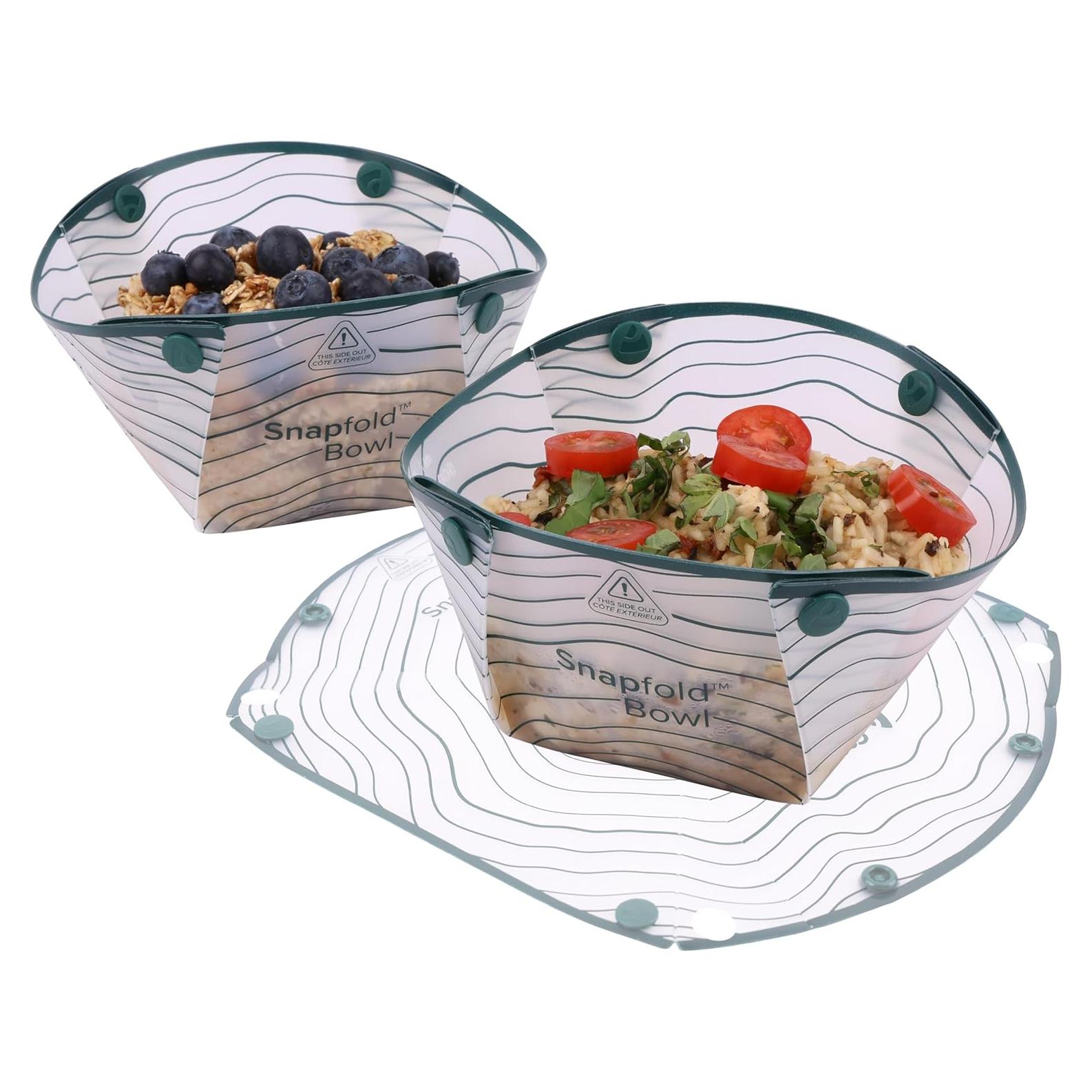 Tazones Plegables Coghlan's Snapfold 2 Piezas - A Prueba de Fugas