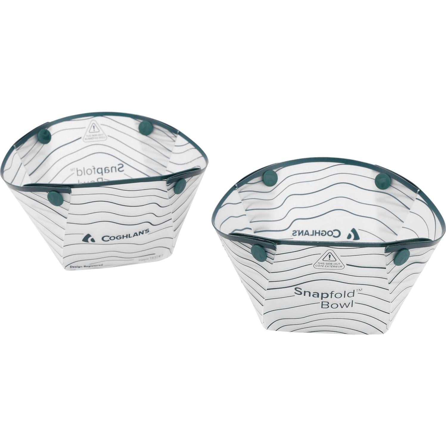 Tazones Plegables Coghlan's Snapfold 2 Piezas - A Prueba de Fugas