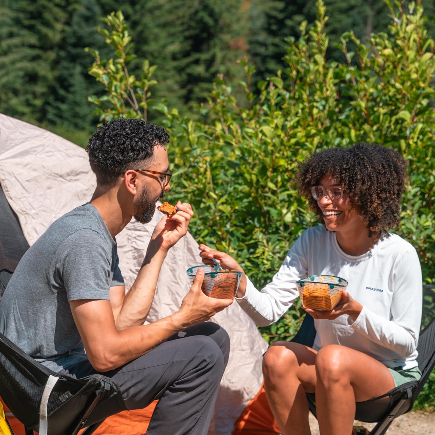 Tazones Plegables Coghlan's Snapfold 2 Piezas - A Prueba de Fugas