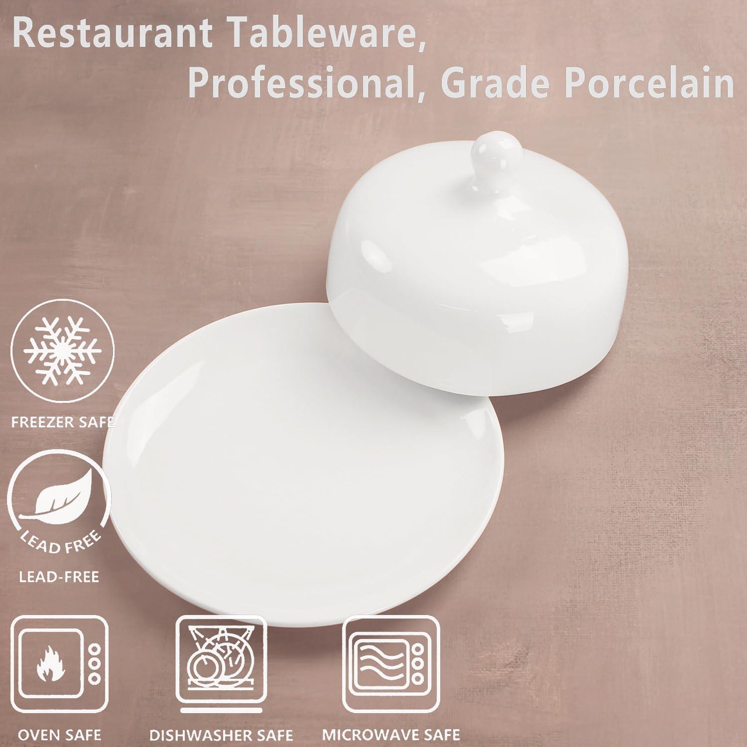 Plato para Mantequilla Redondo Jinsongdafa 15.24 cm Porcelana