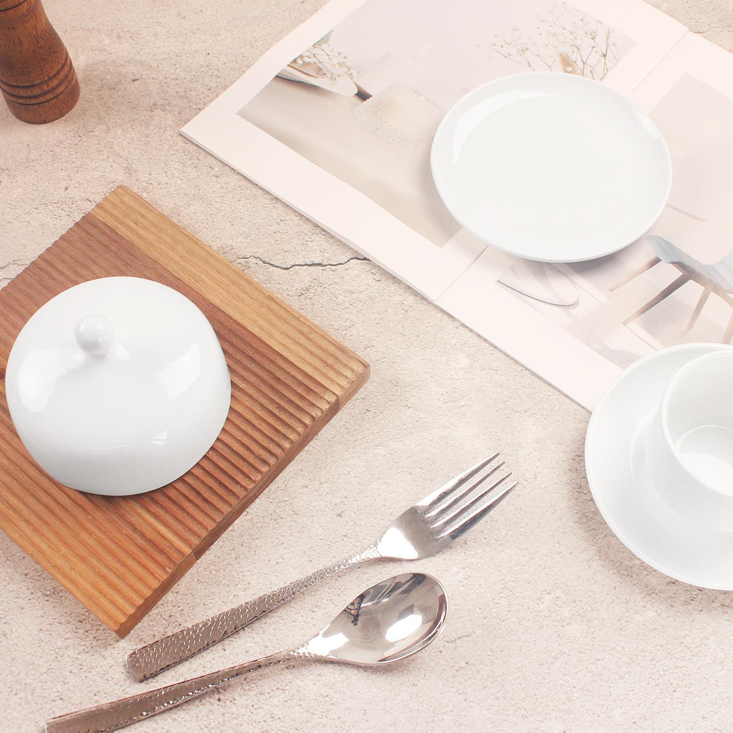 Plato para Mantequilla Redondo Jinsongdafa 15.24 cm Porcelana