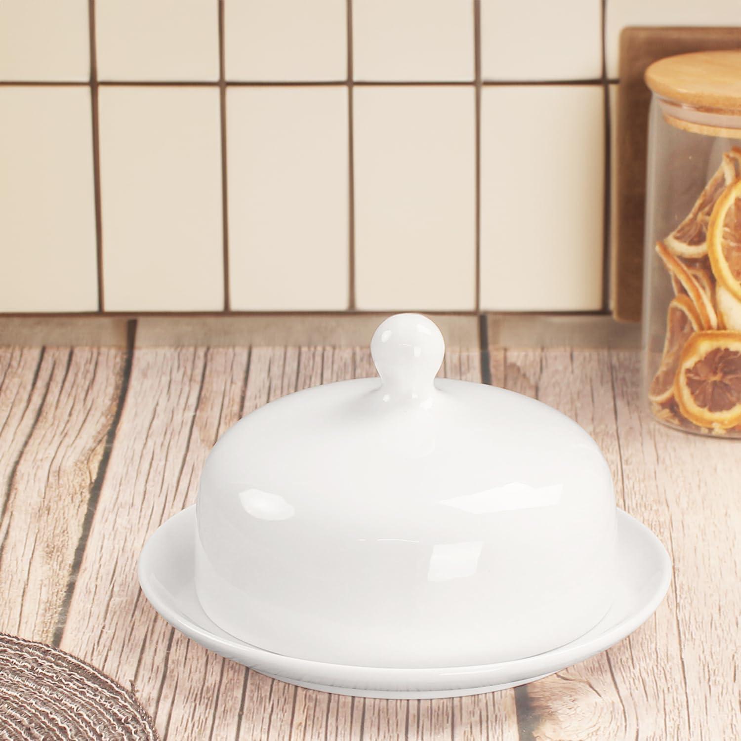 Plato para Mantequilla Redondo Jinsongdafa 15.24 cm Porcelana