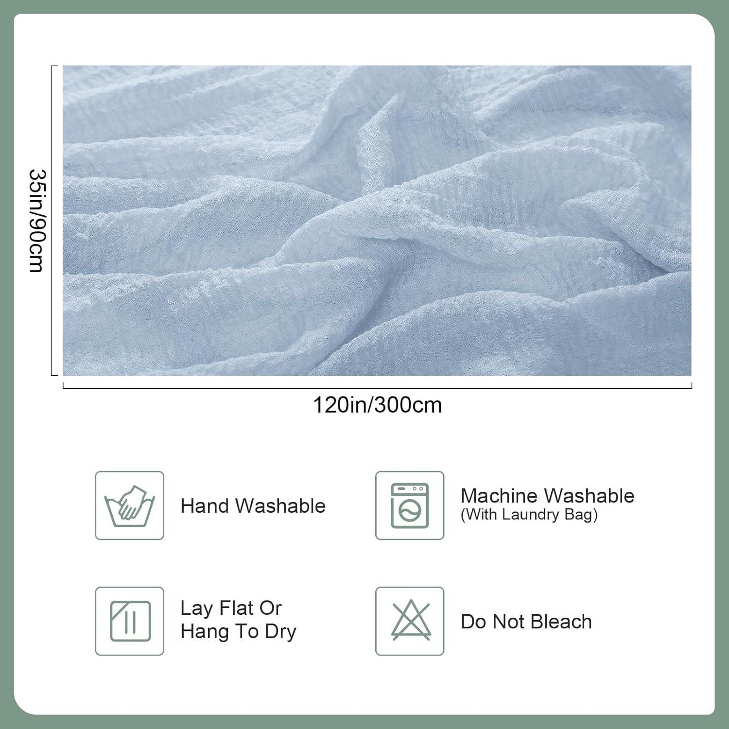 Paquete de 2 corredores de mesa azul azur GARENY 3.05m