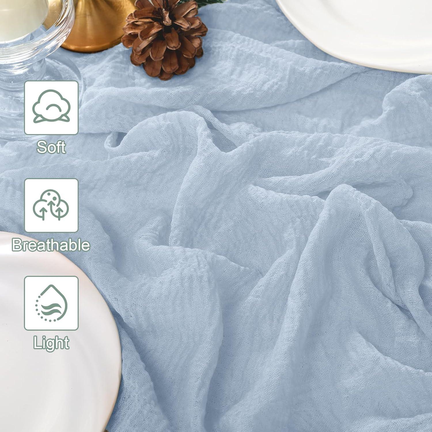 Paquete de 2 corredores de mesa azul azur GARENY 3.05m