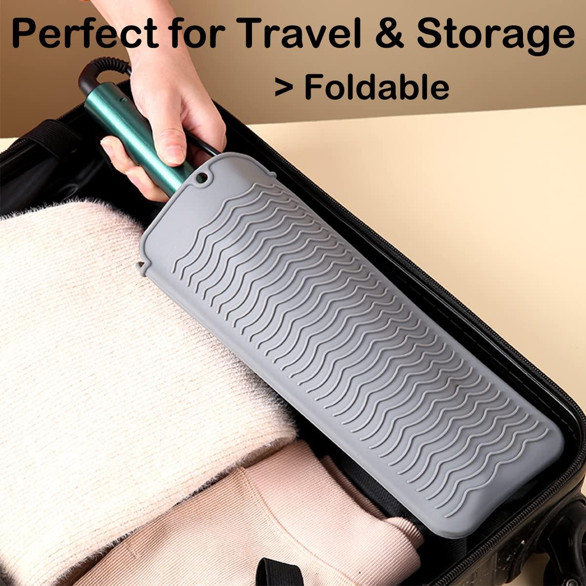 Alfombrilla de Silicona Resistente al Calor uorneri 28x13 cm Gris