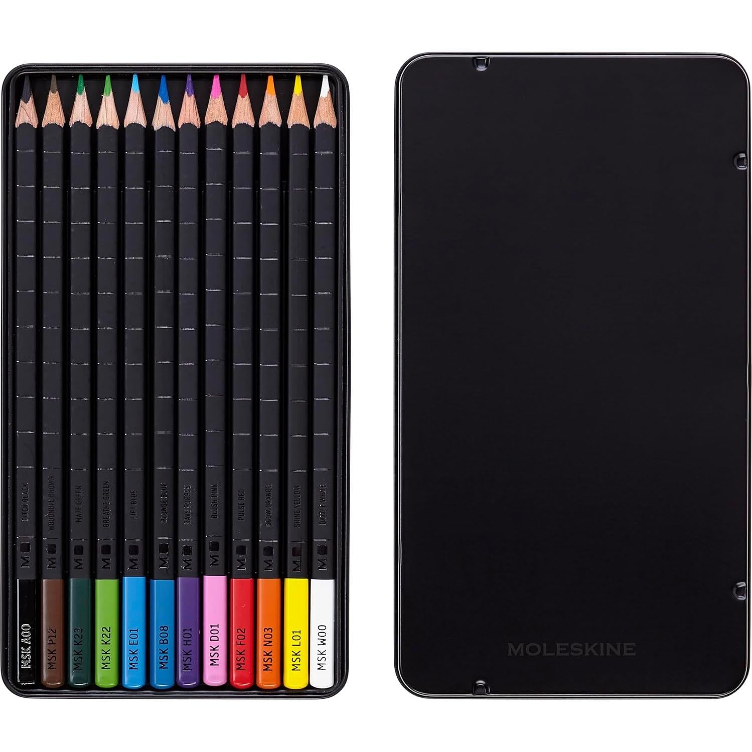 Juego de Lápices de Color Clásicos Moleskine 12 Colores