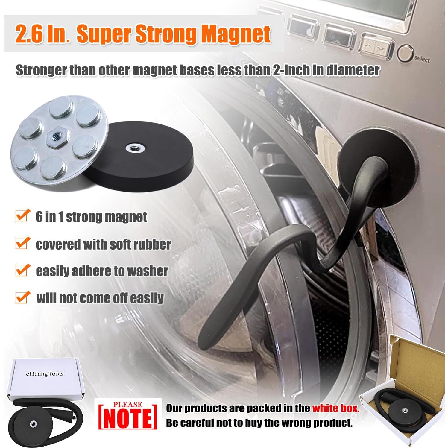 Soporte de puerta de lavadora eHuangTools Negro 66 mm