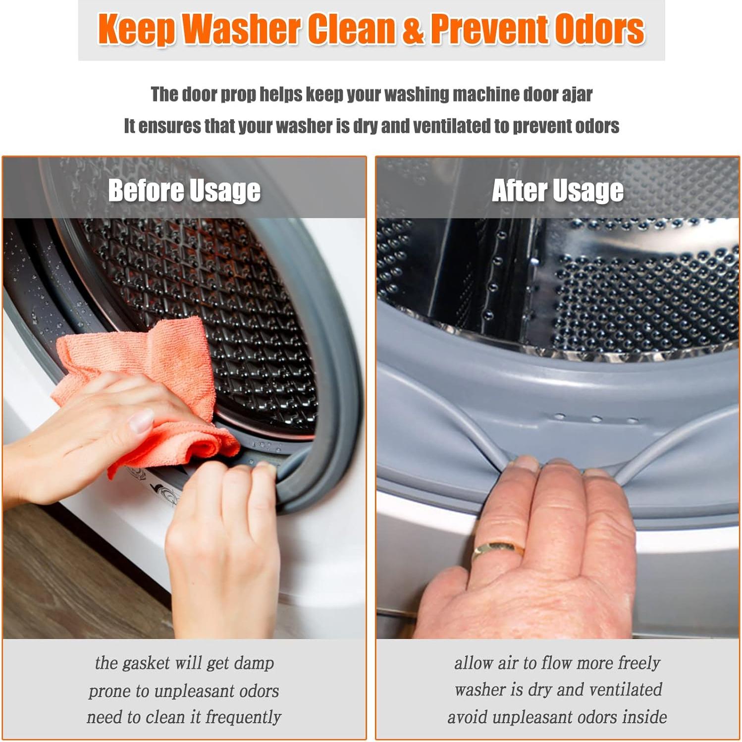 Soporte de puerta de lavadora eHuangTools Negro 66 mm