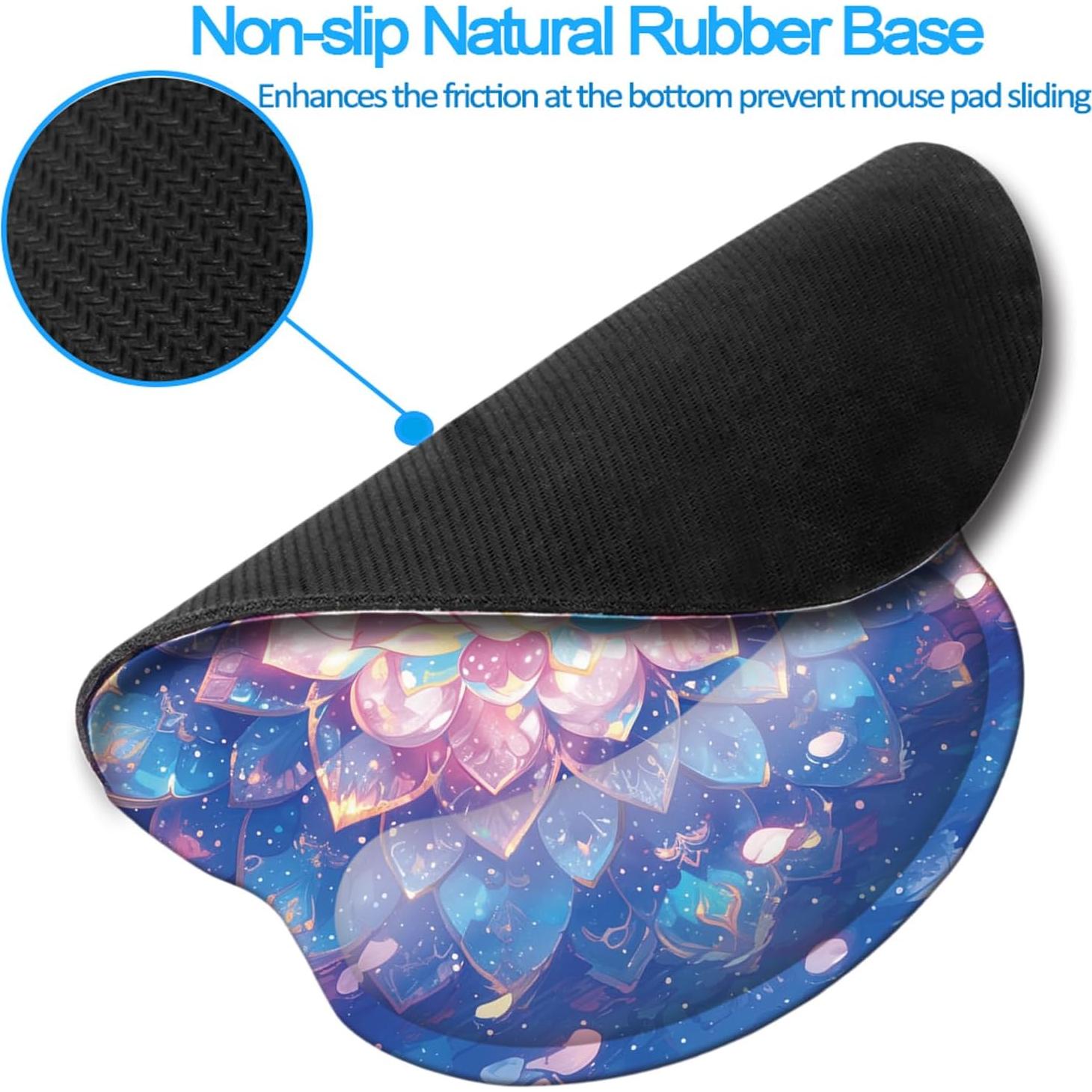 Alfombrilla de Ratón con Soporte de Muñeca NNAKAPAKA 230x255mm