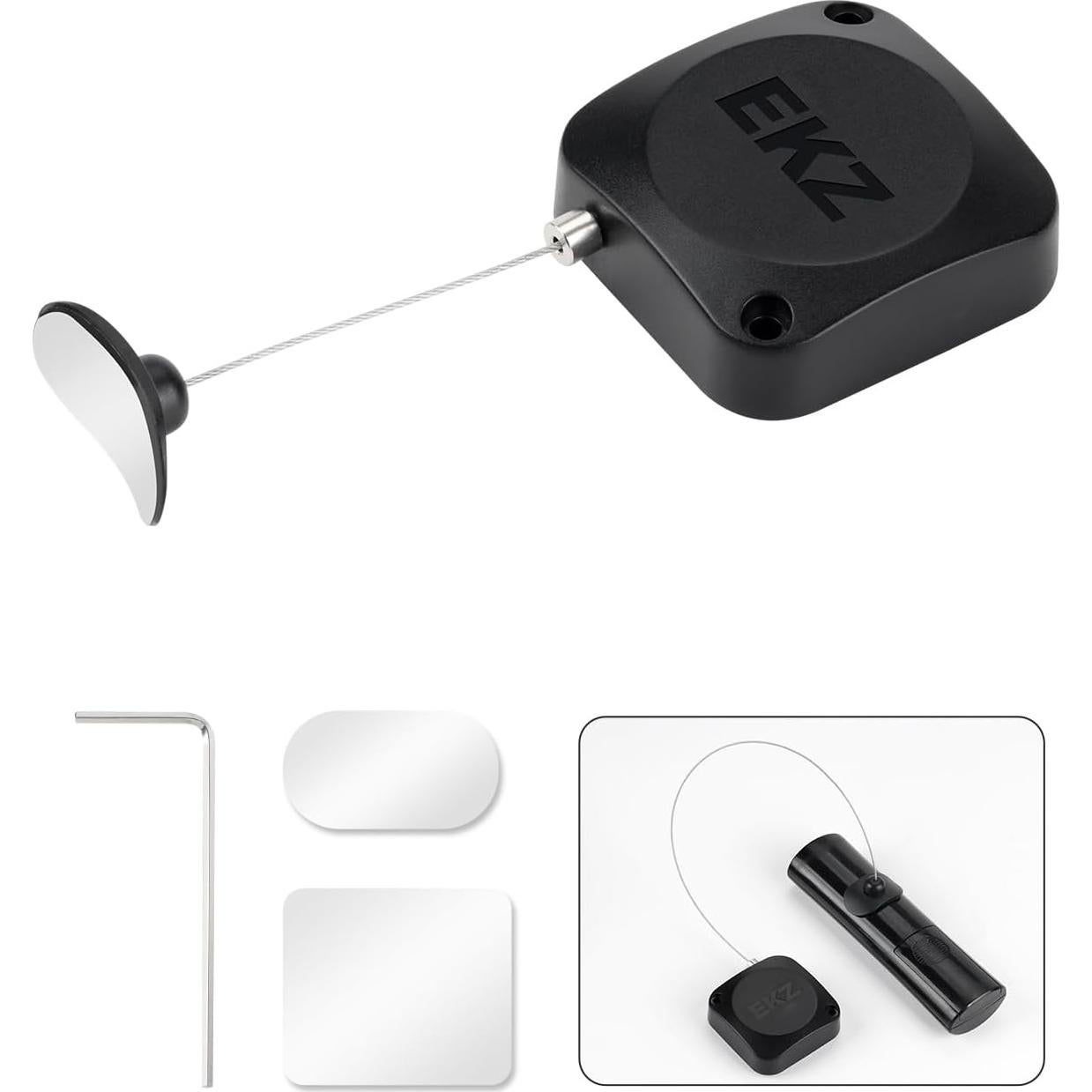 Candado Retráctil de Seguridad EKZ 2.29m para Control Remoto