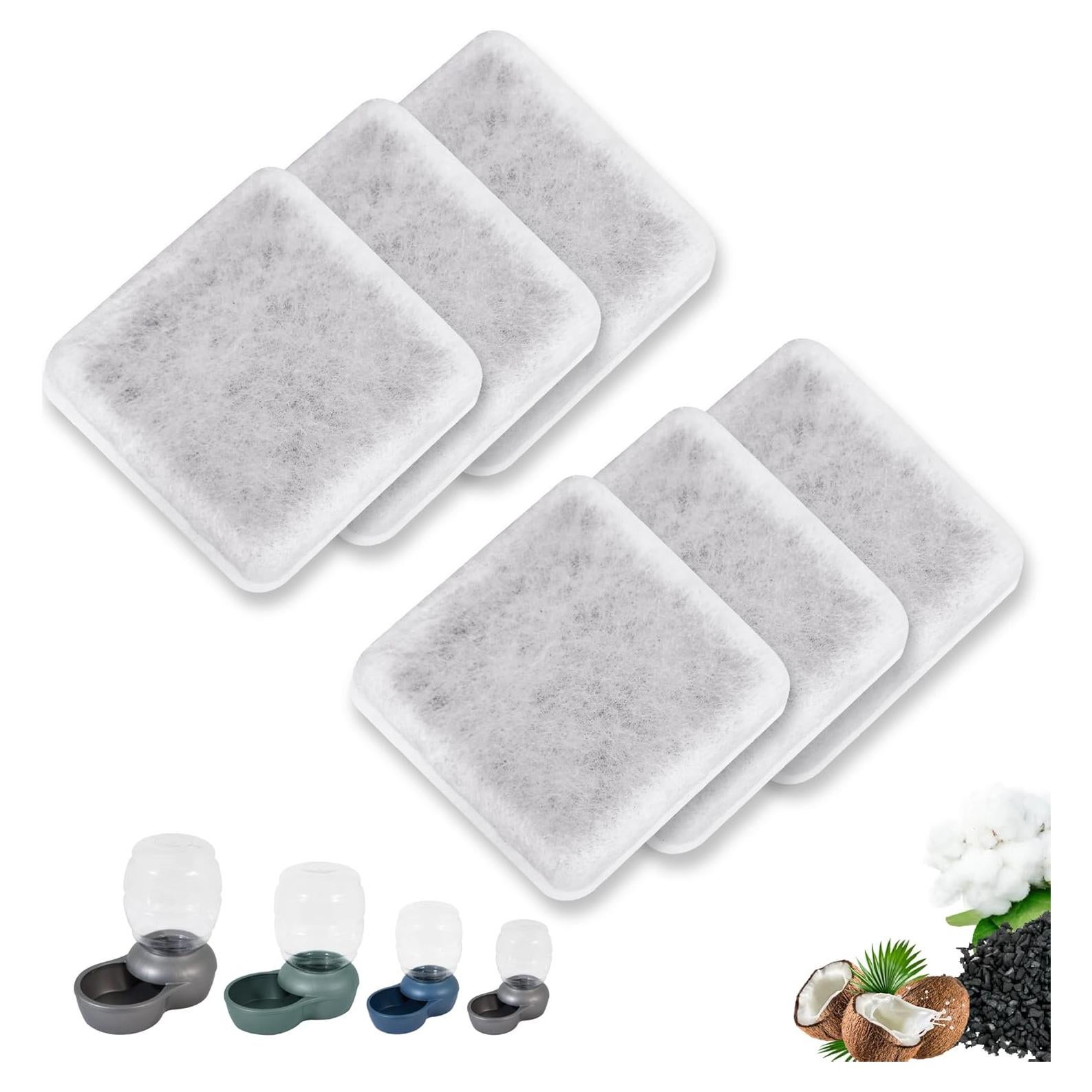 Filtros de Reemplazo de Carbón Petmate Replendish - Paquete de 6