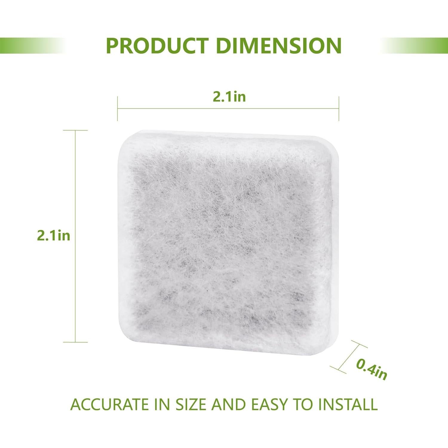 Filtros de Reemplazo de Carbón Petmate Replendish - Paquete de 6