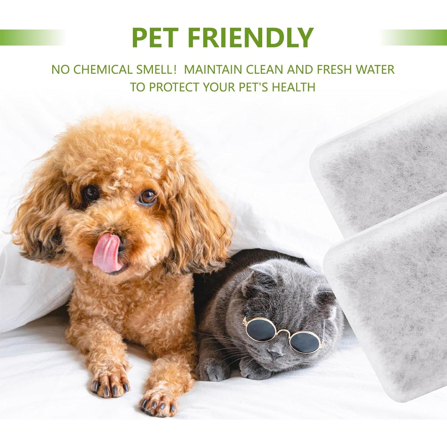 Filtros de Reemplazo de Carbón Petmate Replendish - Paquete de 6