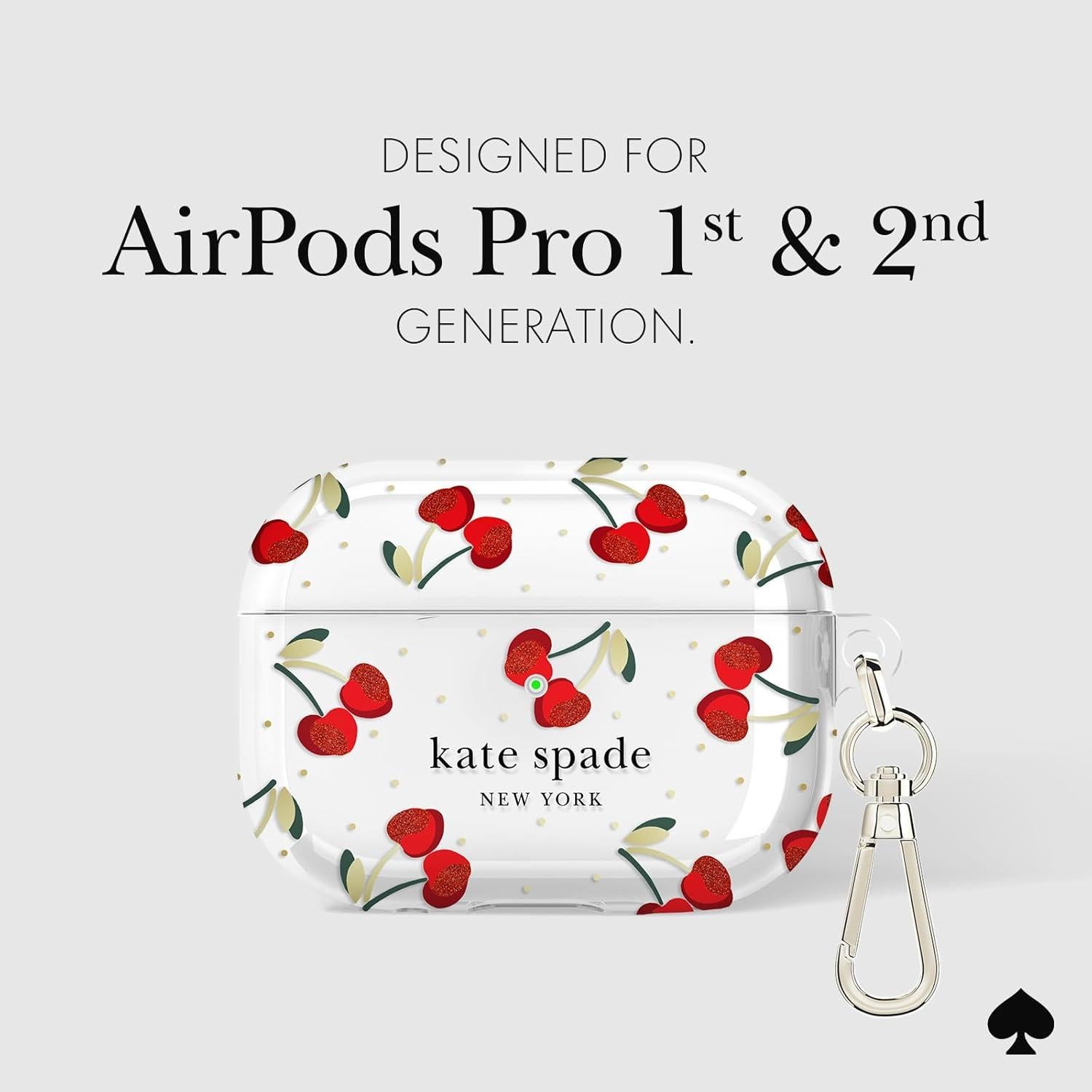 Funda Protectora Kate Spade New York para AirPods Pro - Puntos de Cereza