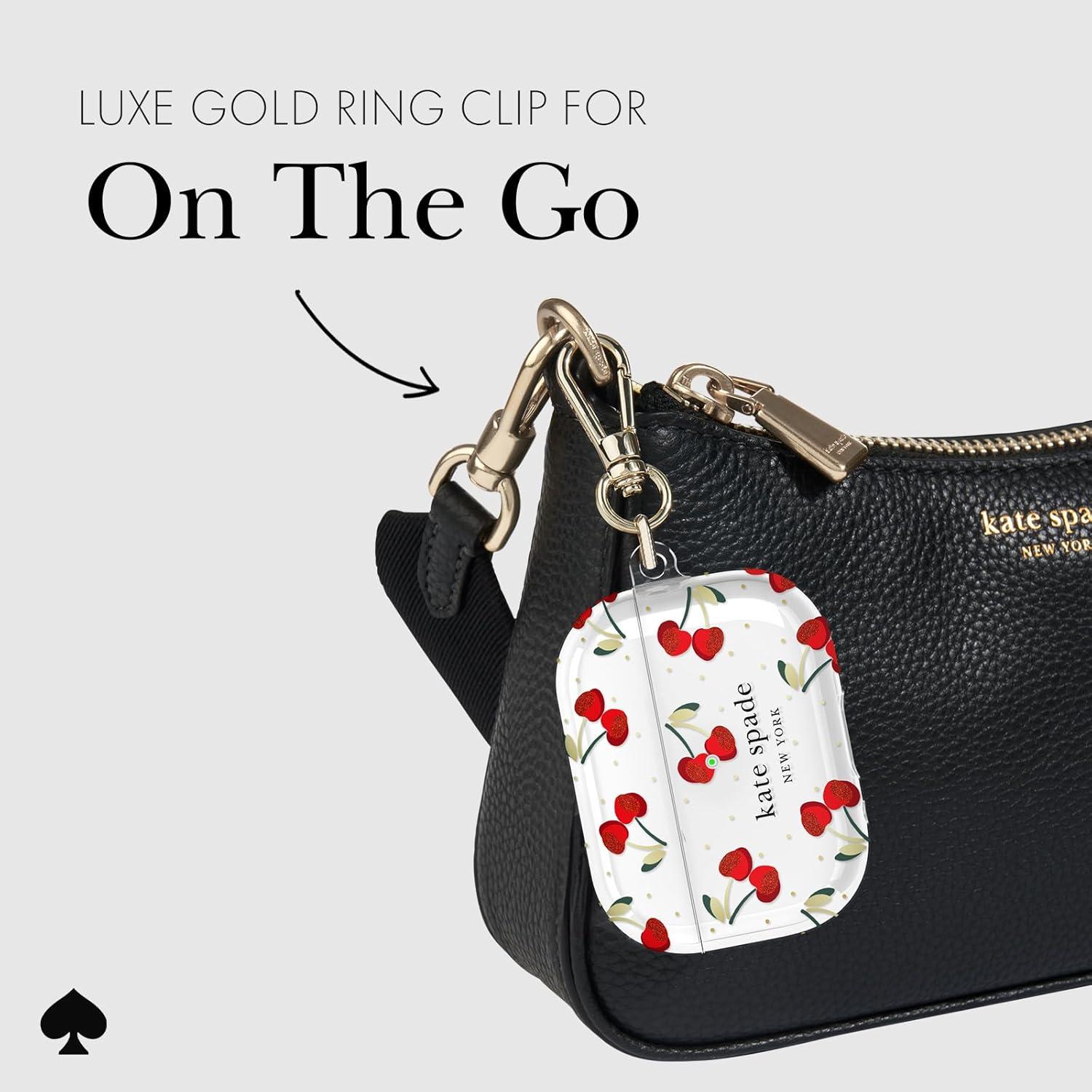 Funda Protectora Kate Spade New York para AirPods Pro - Puntos de Cereza