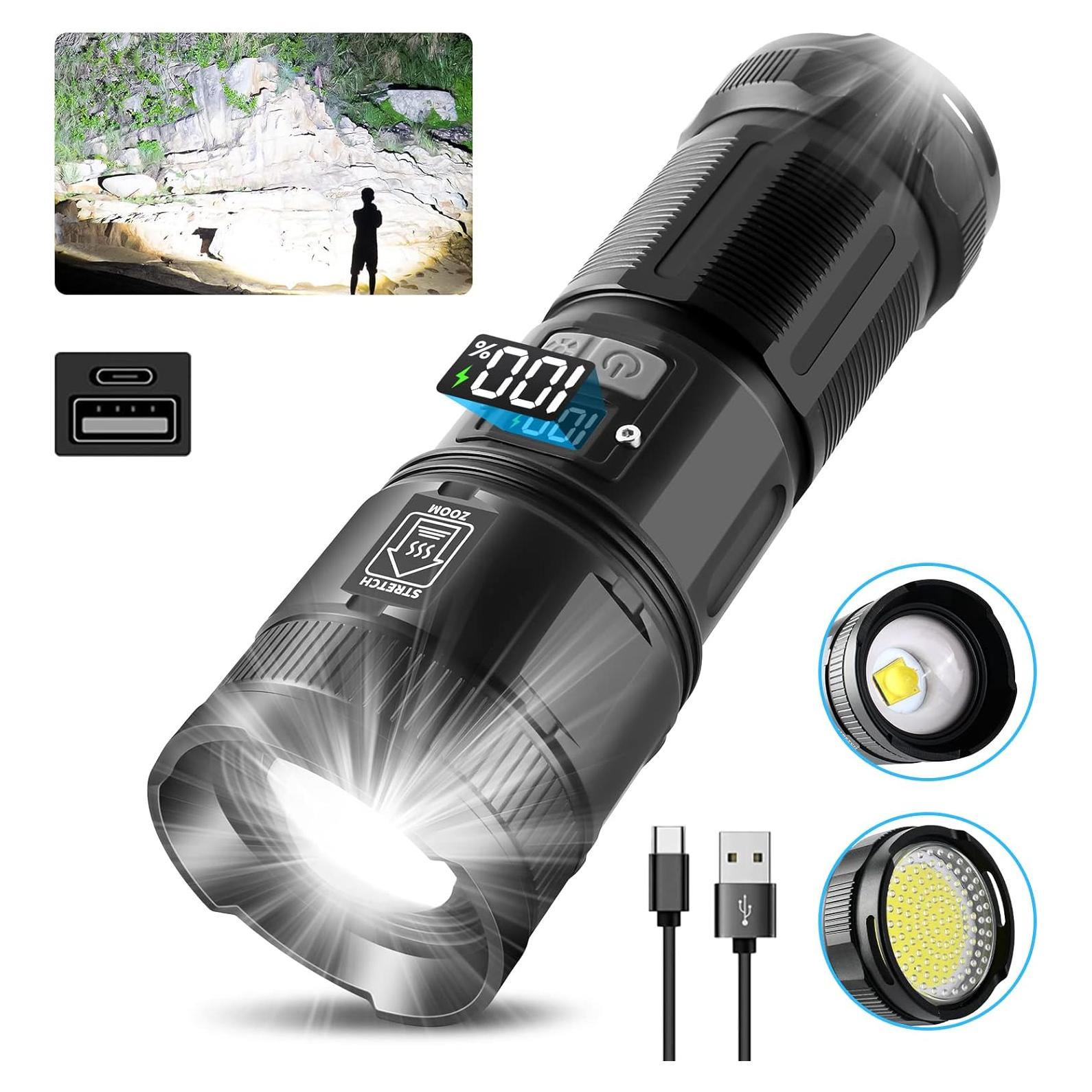 Linterna Recargable LED Unicumoo M60 3000 Lúmenes IPX6