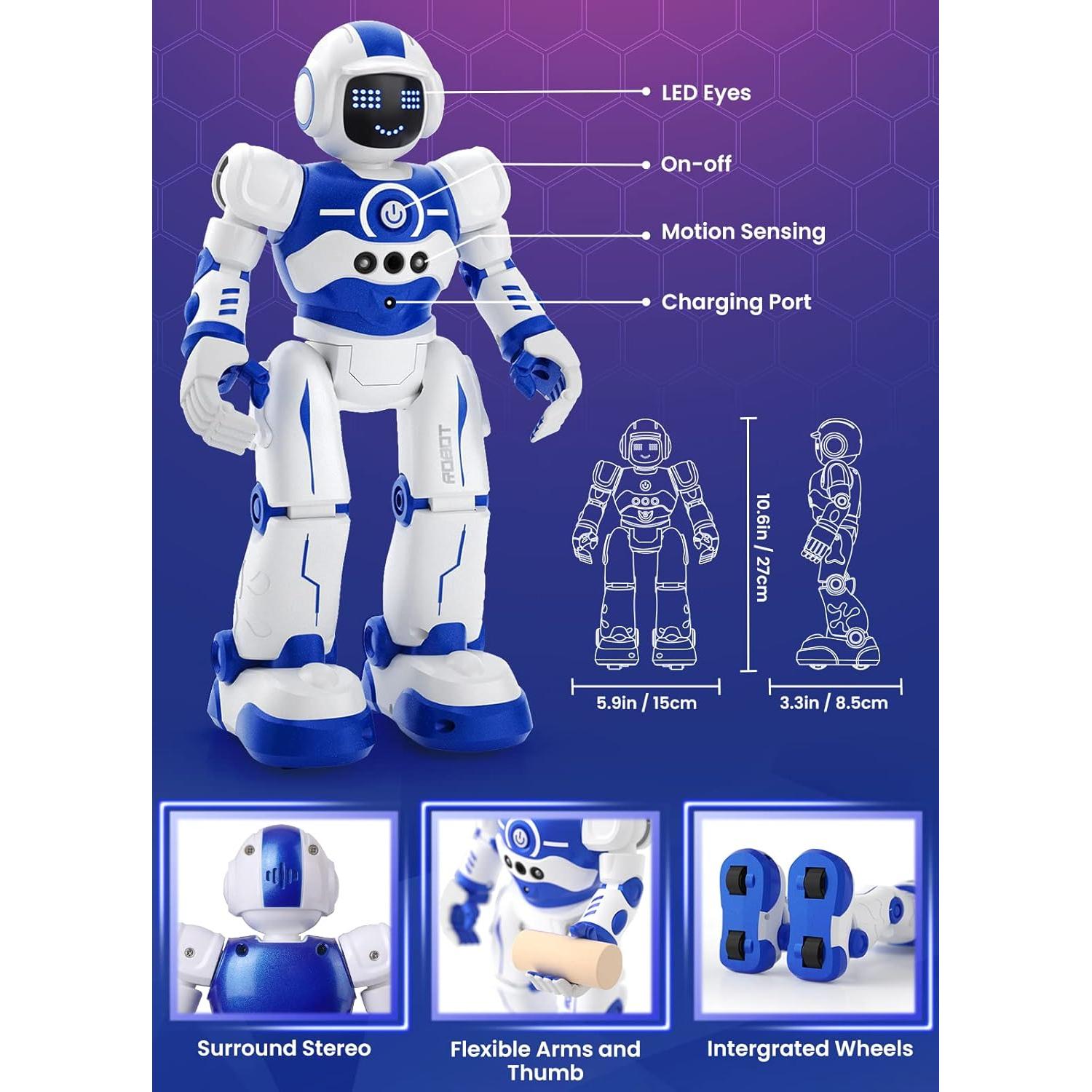 Robot Inteligente Programable EduCuties EC22-5R Azul