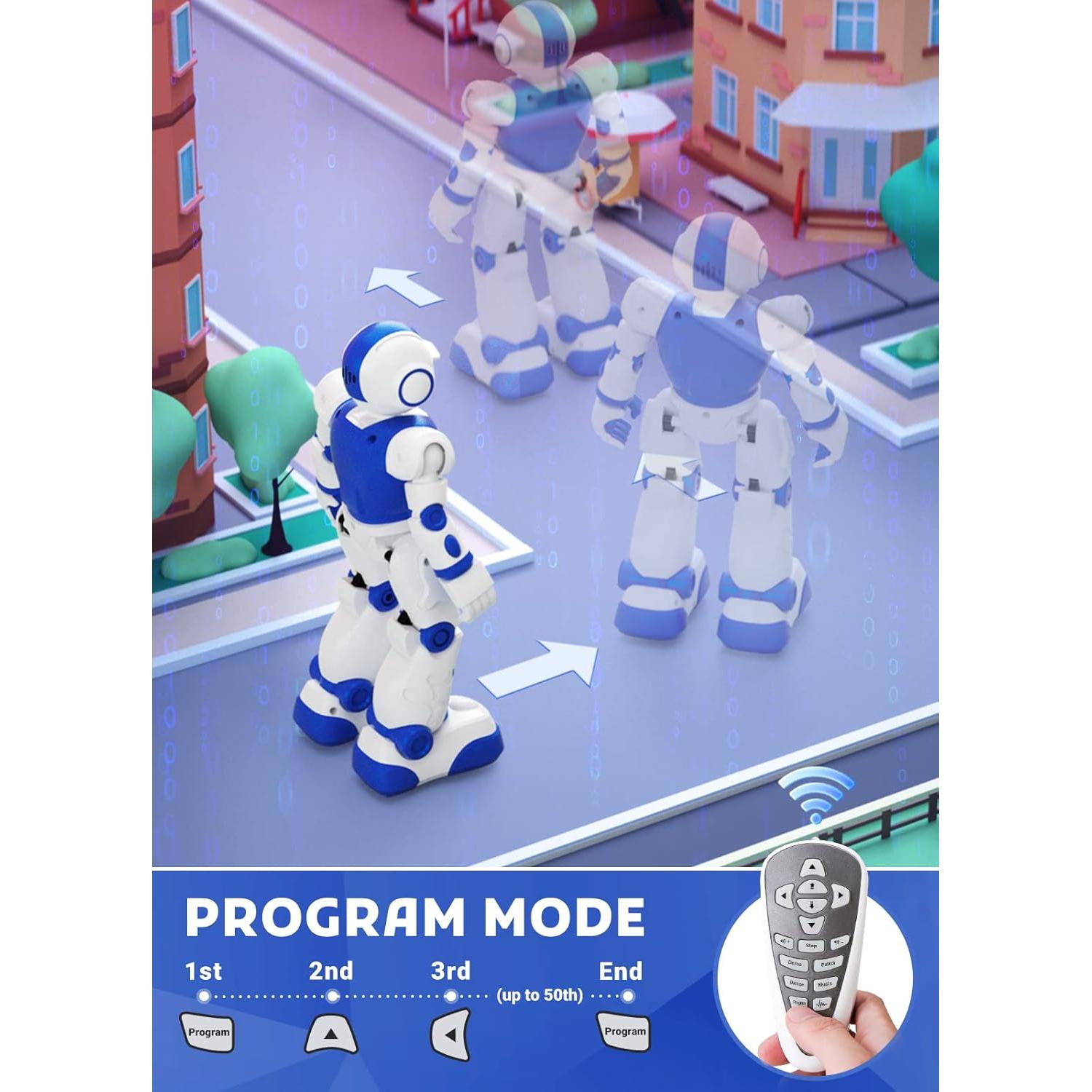 Robot Inteligente Programable EduCuties EC22-5R Azul
