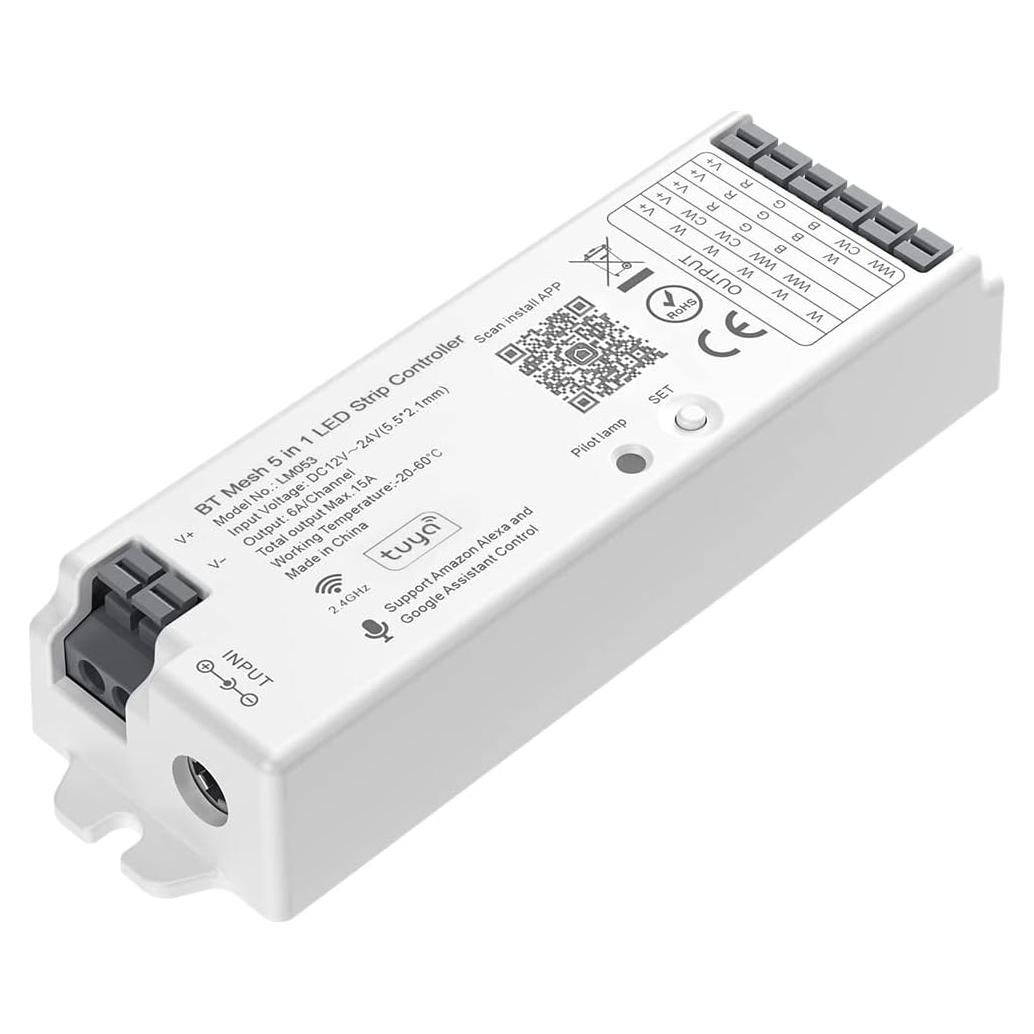 Controlador LED Bluetooth Mesh 5en1 BTF-LIGHTING LM053