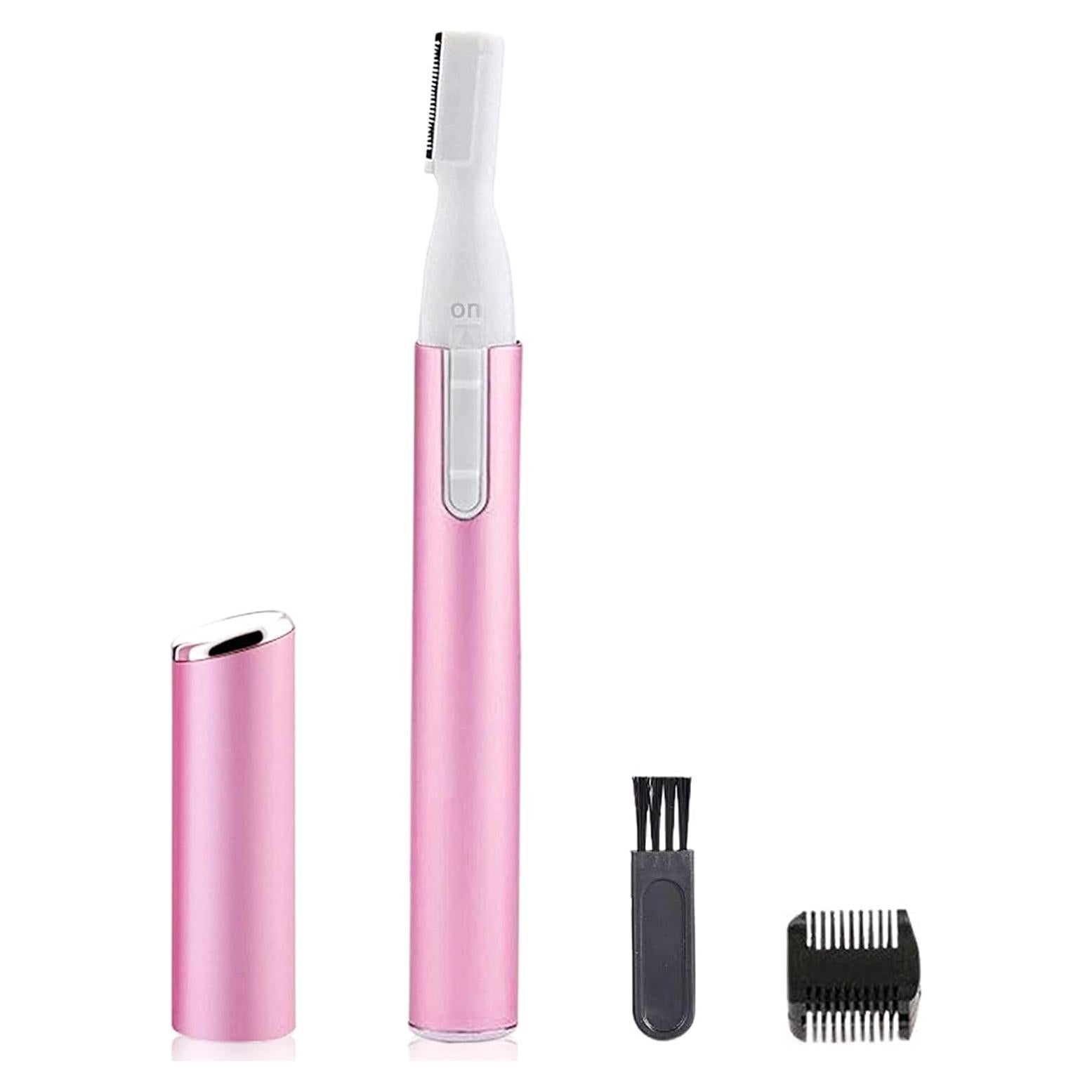 Recortador de Cejas Eléctrico ROSARDEN Rosa, Mini Epilador Facial