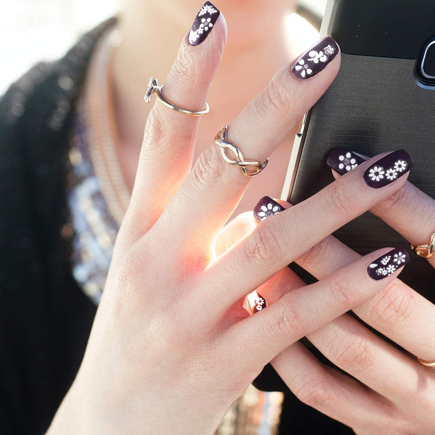 Calcomanías de Uñas 3D Blulu 5000 Pcs Flores Multicolor