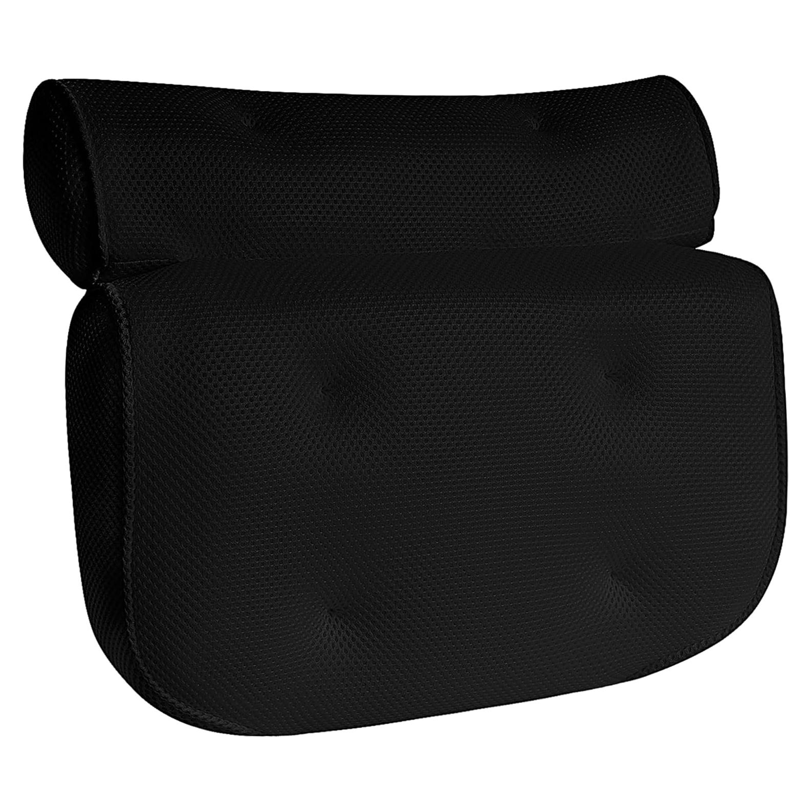 Almohada de Baño Empava con Soporte Ergonómico Negra