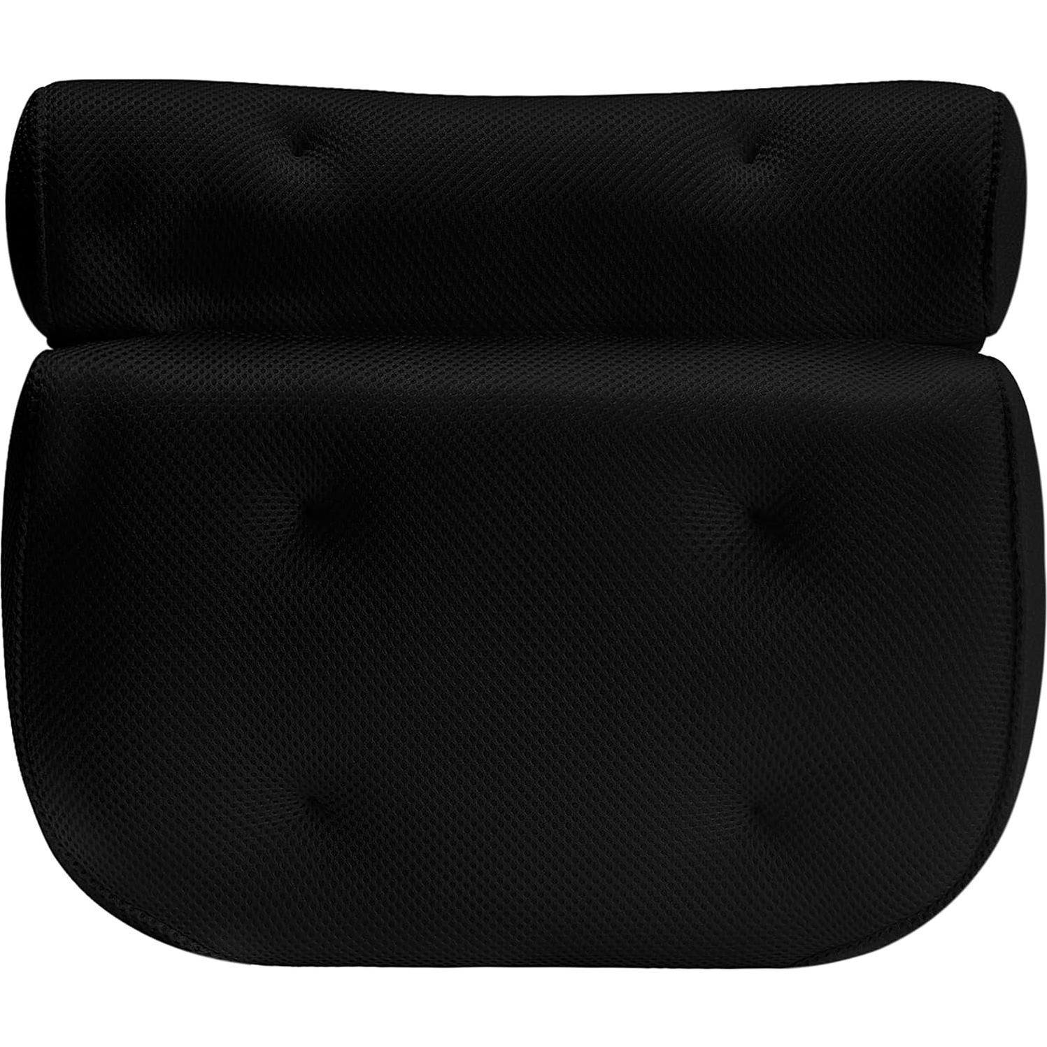 Almohada de Baño Empava con Soporte Ergonómico Negra