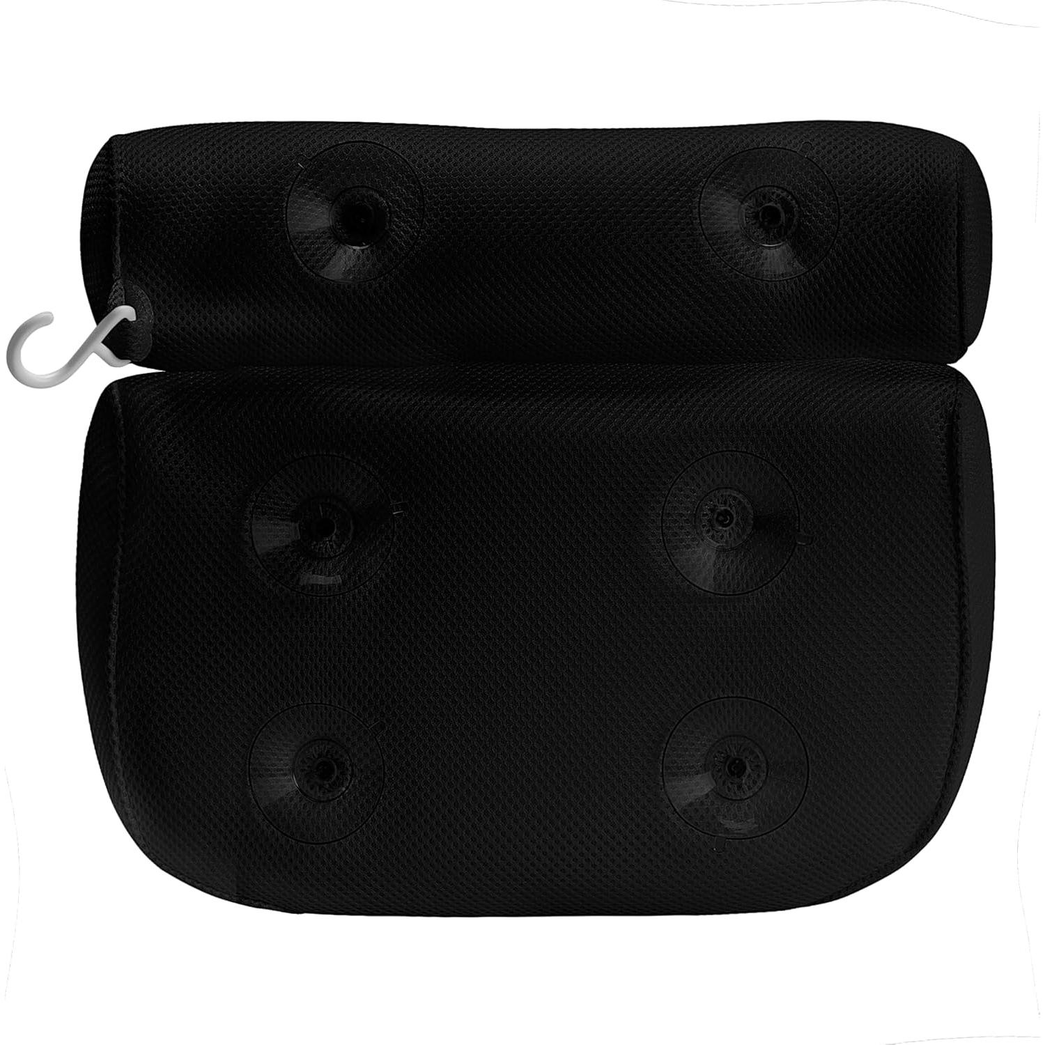 Almohada de Baño Empava con Soporte Ergonómico Negra