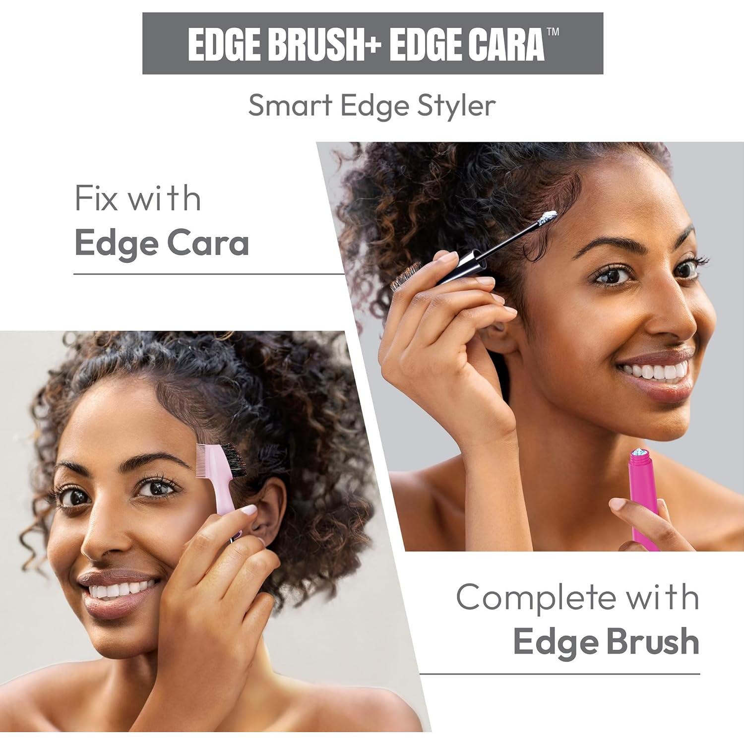 Cepillo para Cabello Red by Kiss 3 en 1 con Fijador de Bordes