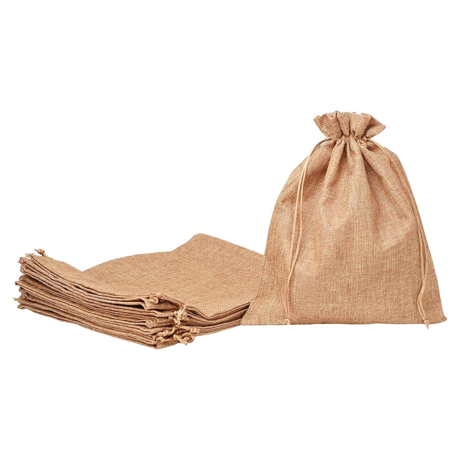 Bolsas de Yute Reutilizables Mandala Crafts 10x30 cm - 10 Pcs