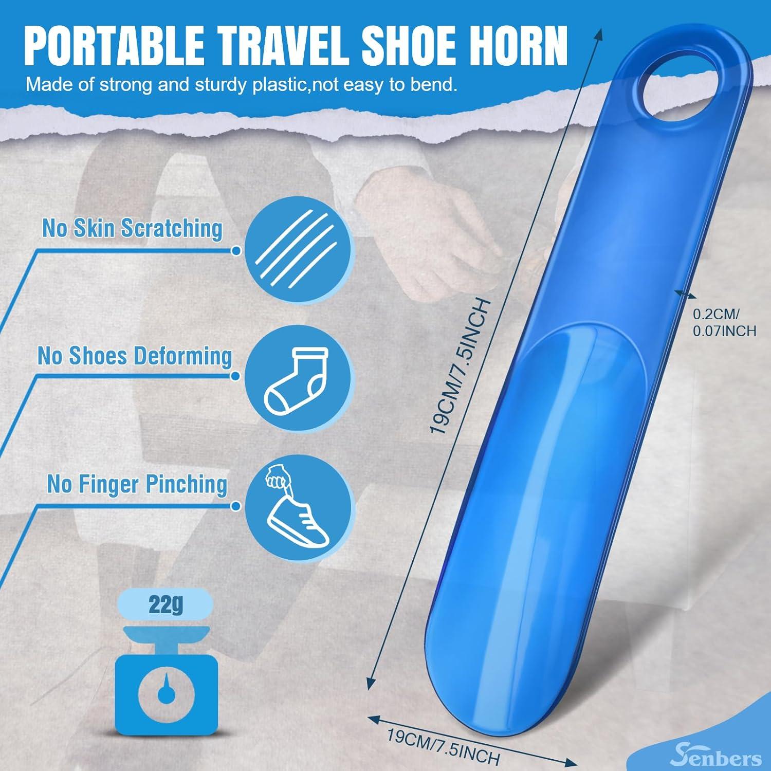 Cuerno de zapato de plástico Senbers 19 cm para niños y viajes