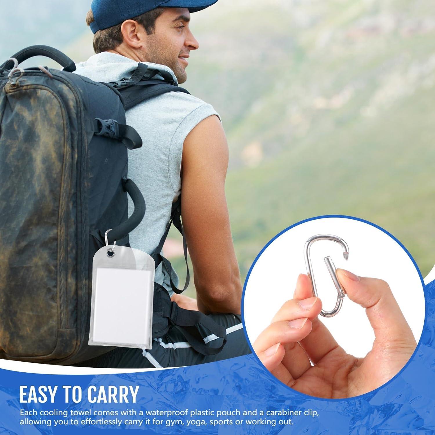 Toallas Enfriadoras Hosuly 15 Piezas 101.6x30.5 cm Microfibra