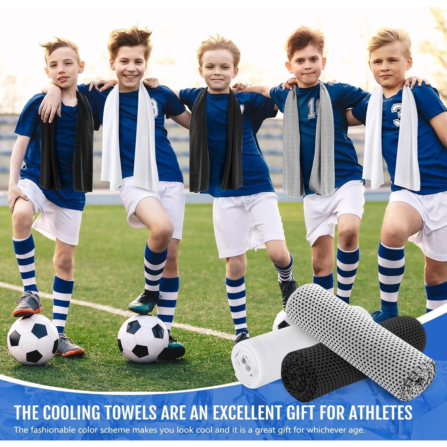 Toallas Enfriadoras Hosuly 15 Piezas 101.6x30.5 cm Microfibra