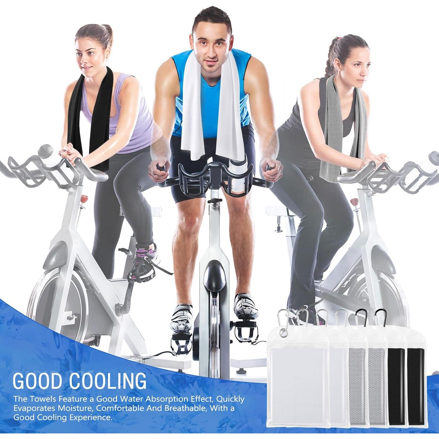 Toallas Enfriadoras Hosuly 15 Piezas 101.6x30.5 cm Microfibra