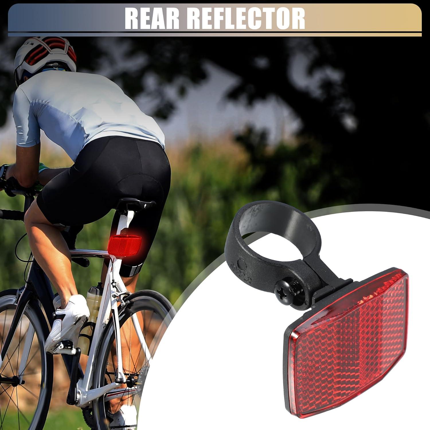 Reflectores de Bicicleta X AUTOHAUX 5.5x3.9cm Rojo