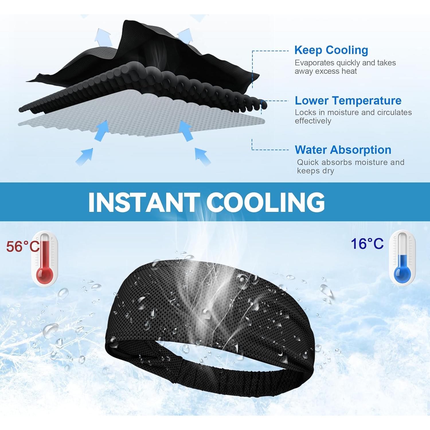 Cintas de Enfriamiento Sukeen para Mujeres - Antideslizantes y Elásticas