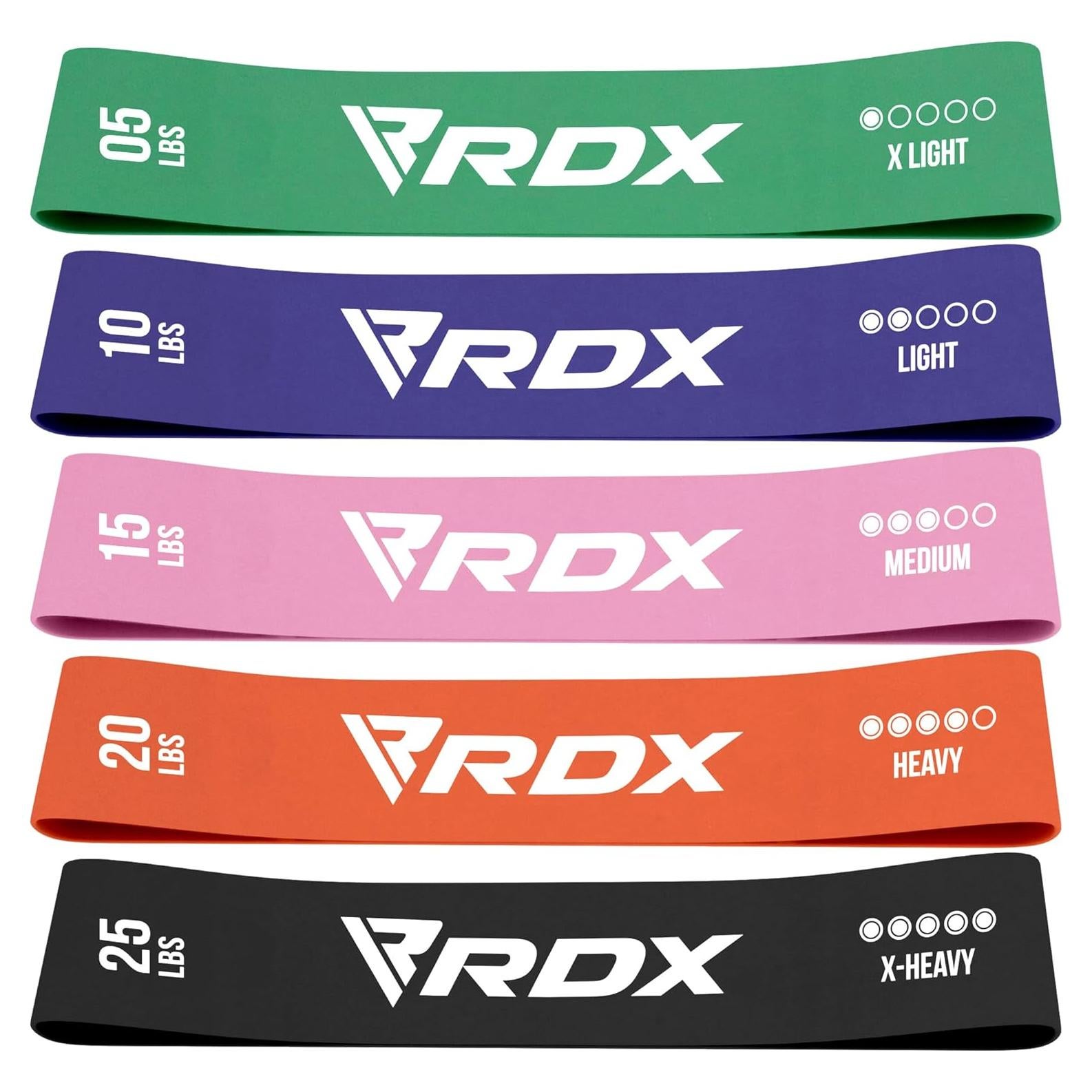 Conjunto de Bandas de Resistencia RDX 5 Niveles 2.27-11.34 kg